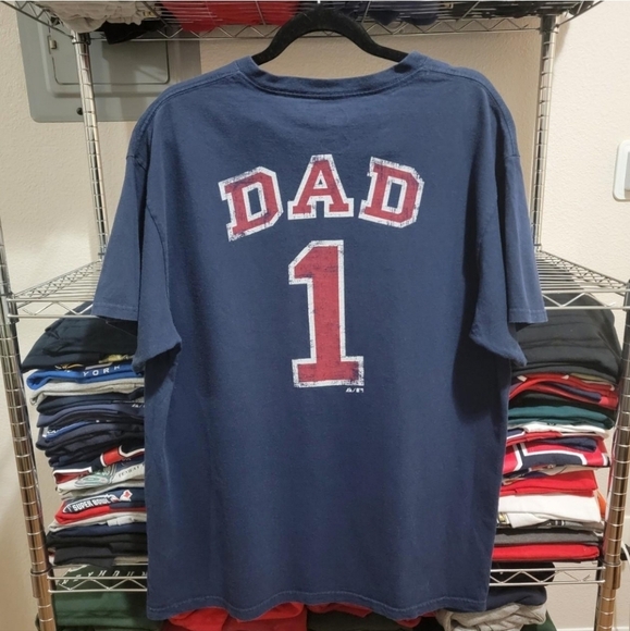 Boston Red Sox Men's Size XL Navy Blue Graphic print t-shirt - Picture 2 of 2